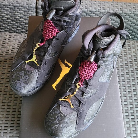 Jordan 6 Retro Singles Day Triple Black Sz 9&10W - Picture 2 of 5